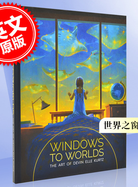 世界之窗 Devin Elle Kurtz 作品插画集 英文原版 Windows to Worlds  3dtotal出版社 精装艺术画集