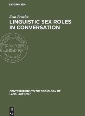 【预售 按需印刷】 Linguistic Sex Roles in Conversation
