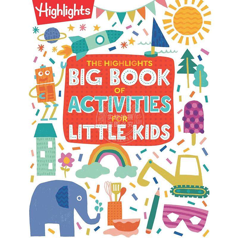 现货 Highlights儿童活动书 儿童绘本 英文原版 The Highlights Big Book of Activities for Little Kids 3-6岁