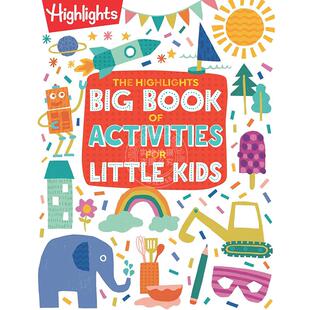 现货 Highlights儿童活动书 儿童绘本 英文原版 The Highlights Big Book of Activities for Little Kids 3-6岁