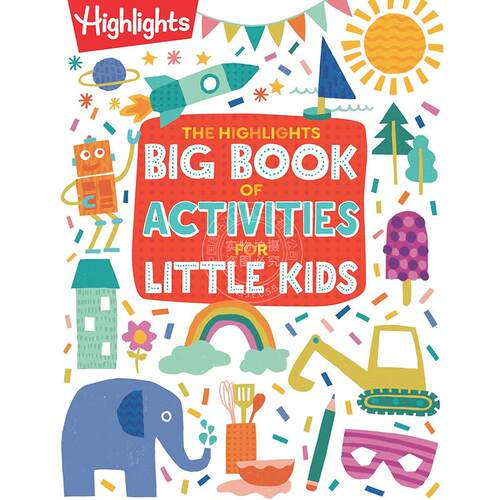 现货 Highlights儿童活动书 儿童绘本 英文原版 The Highlights Big Book of Activities for Little Kids 3-6岁