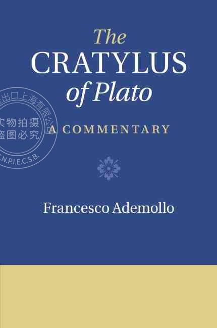 【预售 按需印刷】 The Cratylus of Plato