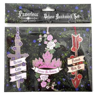 预售 劳伦·罗伯茨：无力三部曲书签套装 文创周边 英文原版 Lauren Roberts: Powerless Trilogy Deluxe Bookmark Set