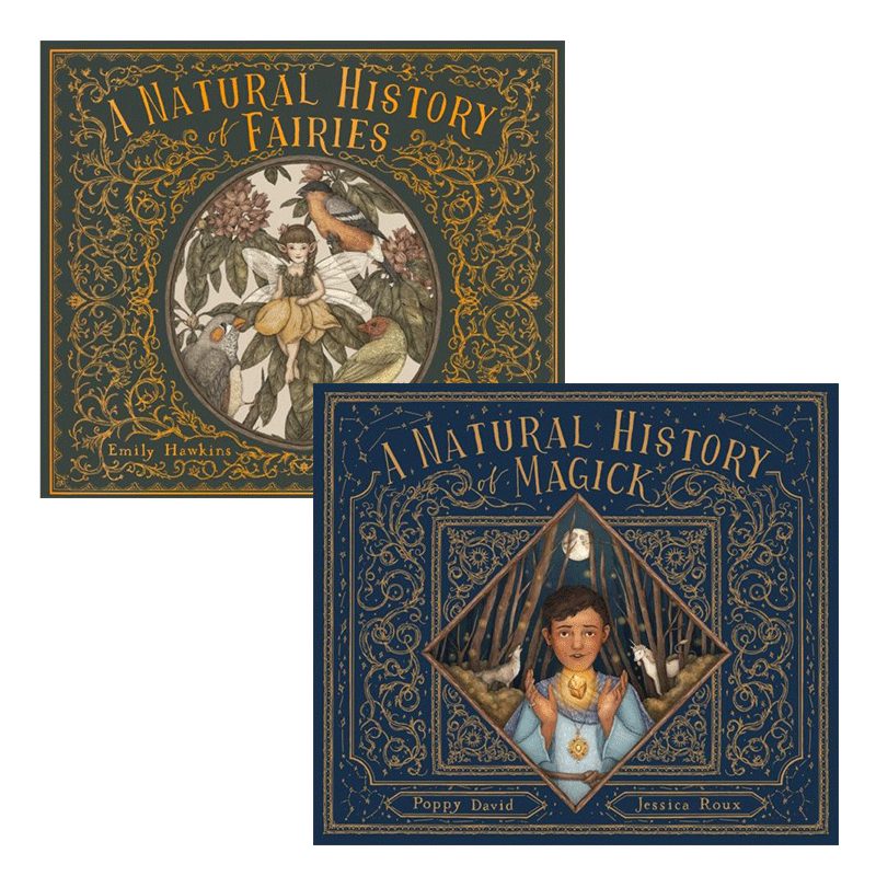 预售 精灵的自然史+魔法的自然史2本套装 Folklore Field Guides系列 Jessica Roux 插画 英文原版 A Natural History of Fai