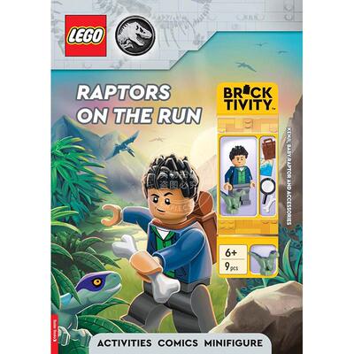 预售 乐高侏罗纪世界：奔跑的猛禽（含迷你模型 Kenji、幼猛禽和配件）英文原版 LEGO Jurassic World: Raptors on the Run