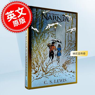 预售 纳尼亚传奇：狮子、女巫和魔衣柜 豪华典藏版 儿童经典故事 英文原版 The Lion, the Witch and the Wardrobe Deluxe Collect