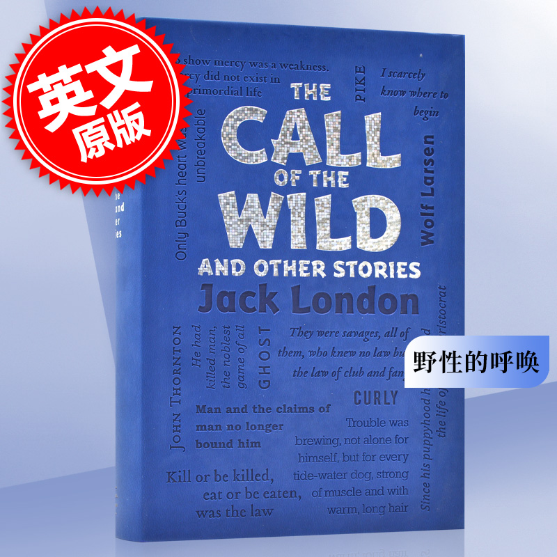现货 野性的呼唤 Word Cloud Classics系列 英文原版 The Call of the Wild 杰克·伦敦著长篇小说 蓝思1000L 经典文学小说书
