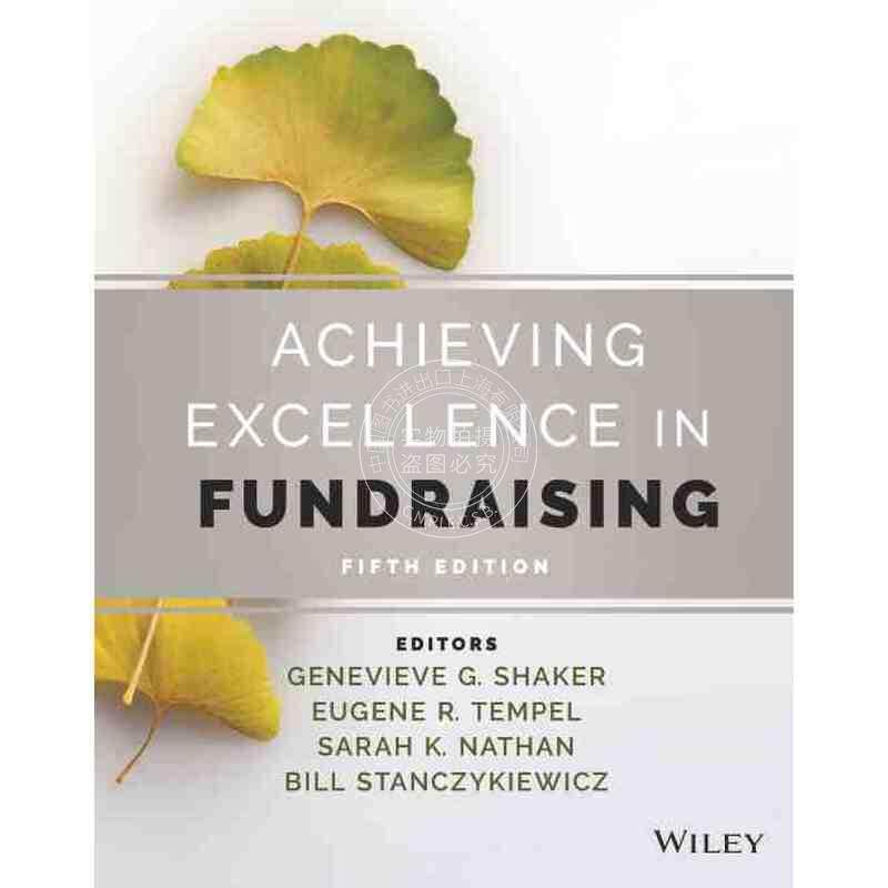【预售 按需印刷】 在筹款方面取得卓越成就 第5版Achieving Excellence In Fundraising  5Th Edition