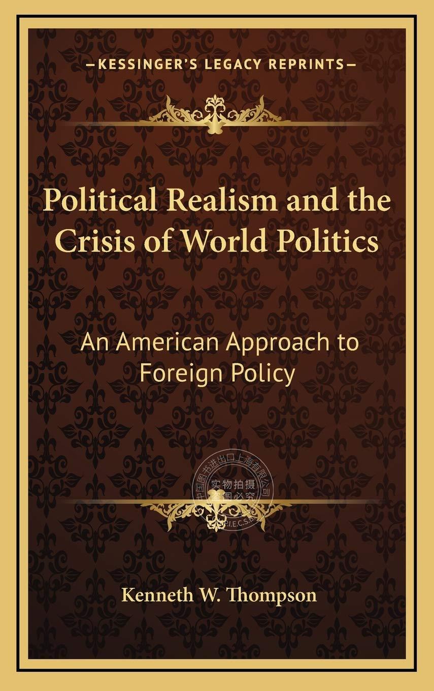 预售 预售PUP Political Realism and the Crisis of World Politics 书籍/杂志/报纸 原版其它 原图主图