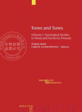 【预售 按需印刷】 Typological Studies in Word and Sentence Prosody