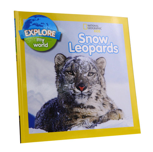 现货 Explore My World Snow Leopards儿童英语启蒙绘本 少儿科普百科