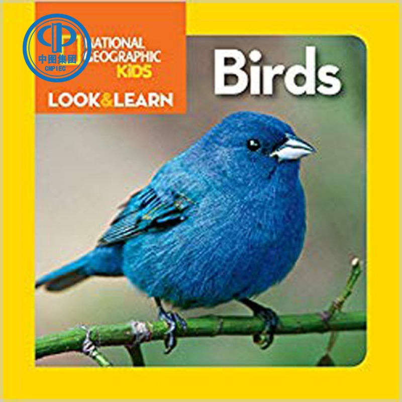 现货 英文原版National Geographic Kids Look and Learn: Birds纸板书