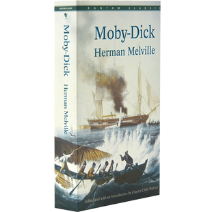 白鲸 英文原版小说 Moby-Dick 赫尔曼梅尔维尔 文学名著 Bantam Classics
