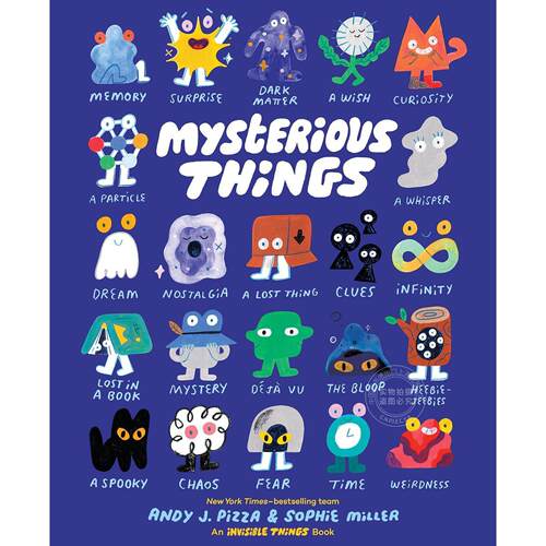 神秘之物 看不见的东西系列 儿童科普绘本 英文原版 Mysterious Things Invisible Things 5-8岁