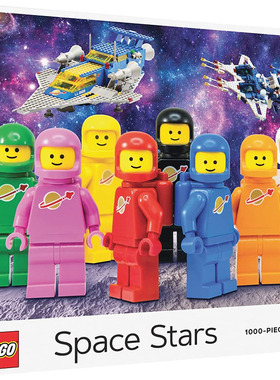 乐高宇宙之星 1000片拼图 英文原版 LEGO (R) Space Stars 1000-Piece Puzzle 拼图 乐高玩具
