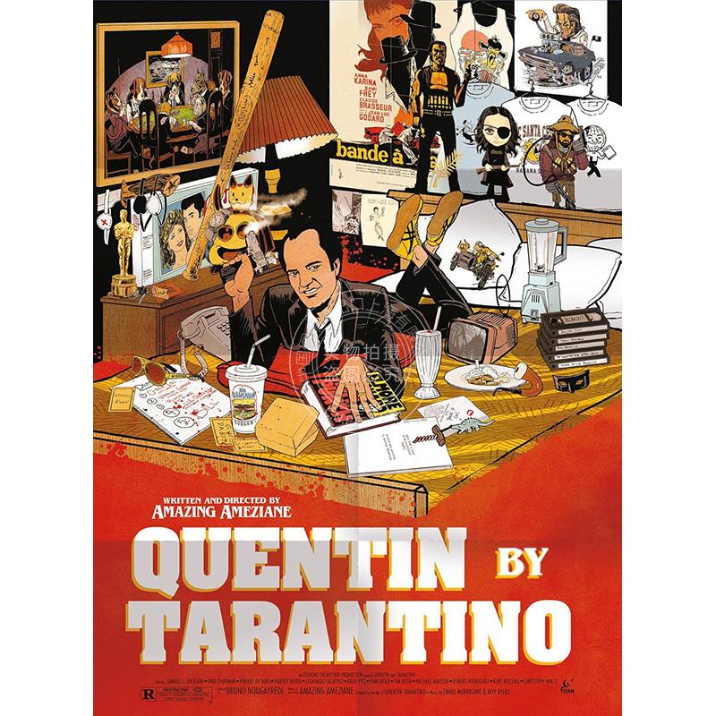 昆汀塔伦蒂诺人物自传漫画书 Titan出版社英文原版 Quentin by Tarantino