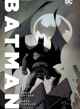 预售 蝙蝠侠 斯科特·斯奈德 格雷格卡普洛作品全集第二卷 DC comics 英文原版 Batman by Scott Snyder & Greg Capullo Omnibus V