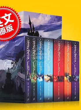 哈利波特套装 英文原版1-7全集 Harry Potter Box Set JK罗琳哈利波特系列小说套装 魔法石等