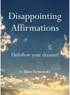 令人失望的肯定 Dave Tarnowski 英文原版 Disappointing Affirmations