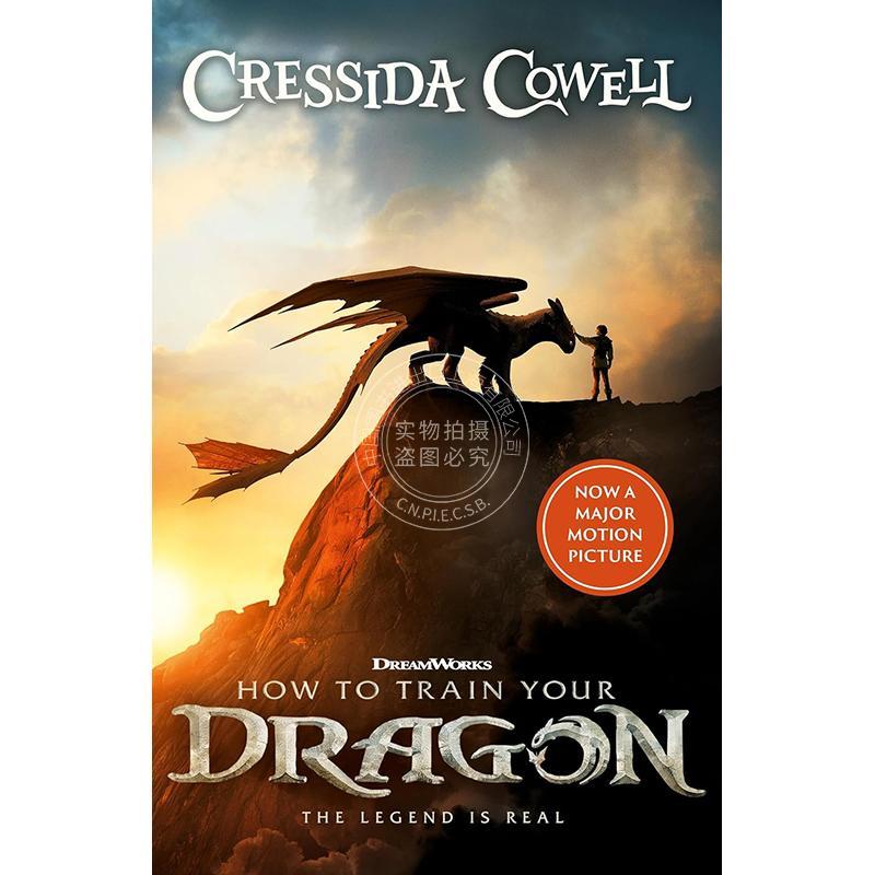 现货 驯龙高手真人电影版原作小说 Cressida Cowell 儿童文学 英文原版 How to Train Your Dragon 7-9岁