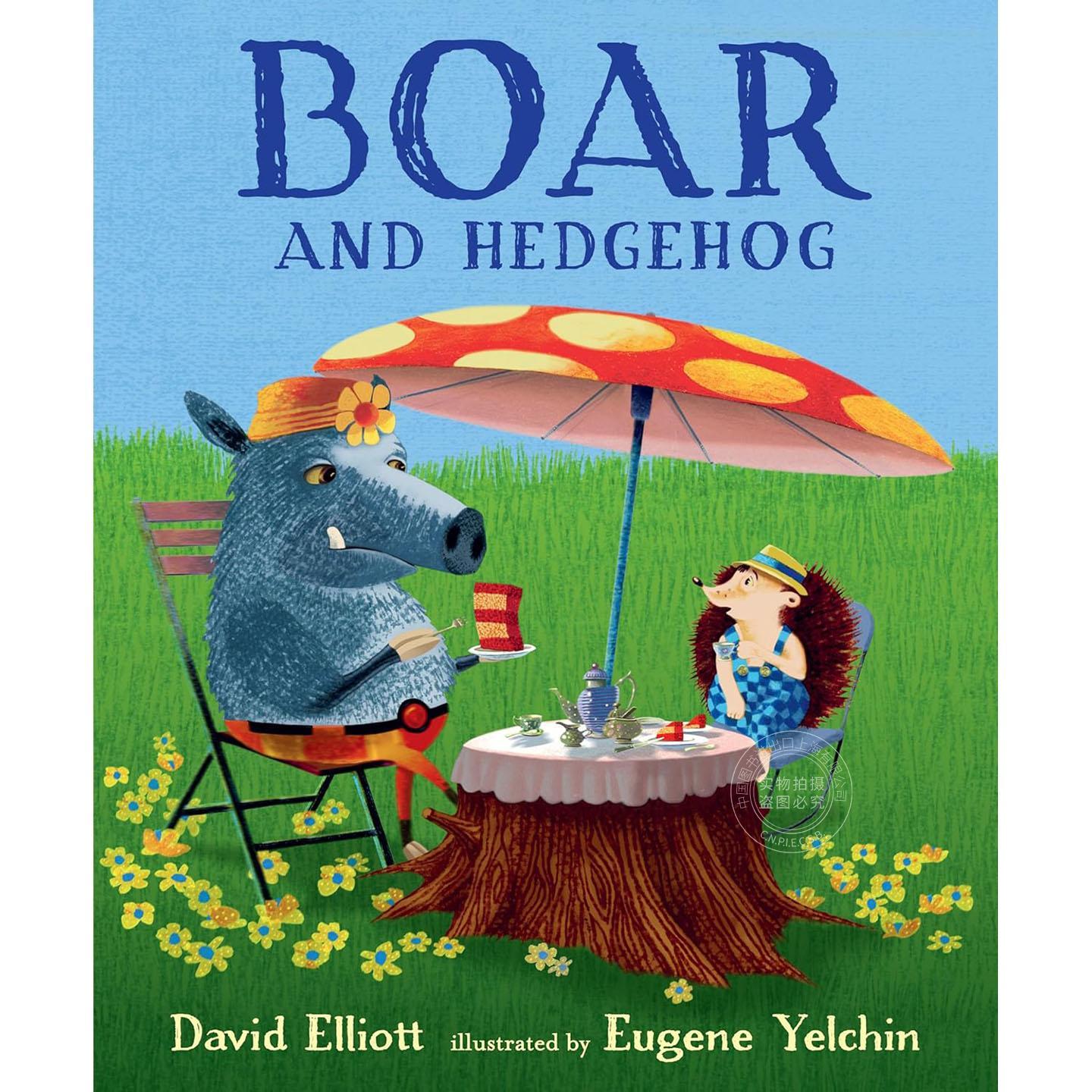 野猪与刺猬 动物童话故事 儿童绘本 大卫·埃利奥特 David Elliott 英文原版 Boar and Hedgehog 4-8岁