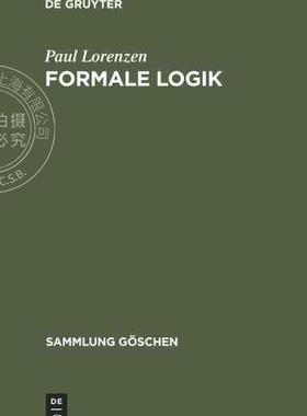 【预售 按需印刷】 Formale Logik