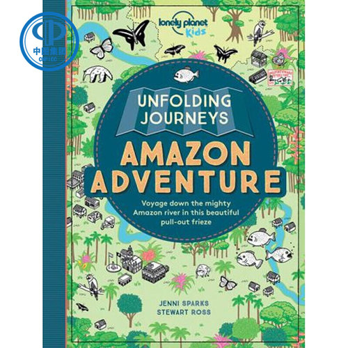 现货 孤独星球儿童旅行指南Unfolding Journeys Aazon Adventure