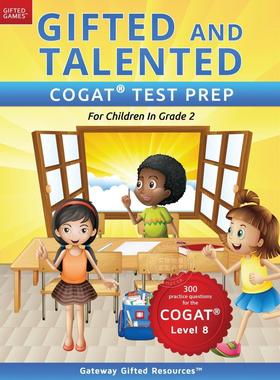 预售 按需印刷 Gifted and Talented COGAT Test Prep Grade 2