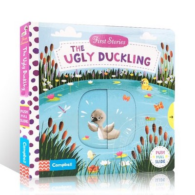 现货 英文原版First Stories The Ugly Duckling 儿童启蒙学习 纸板机关操作书
