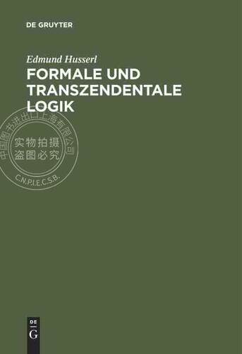 【预售 按需印刷】 Formale und transzendentale Logik