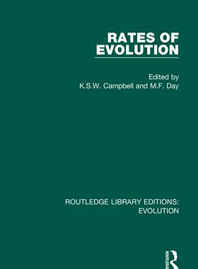 预售 按需印刷 Rates of Evolution