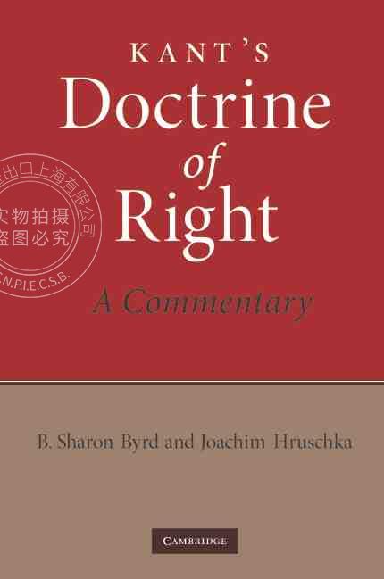 【预售 按需印刷】 Kant s Doctrine of Right