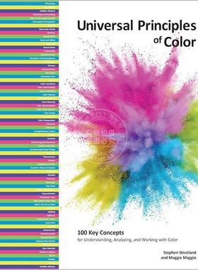 色彩的普遍原则 英文原版 艺术画册Universal Principles of Color: 100 Key Concepts for Understanding  Analyzing  and Workin