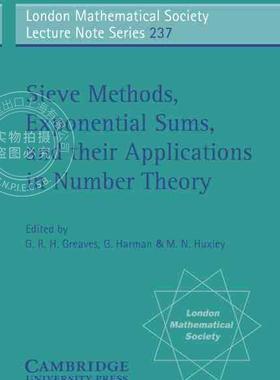 【预售 按需印刷】 Sieve Methods  Exponential Sums  and their Applications in Number Theory