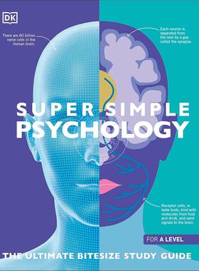 现货 超级简单的心理学 DK出版 科普读物 英文原版 Super Simple Psychology