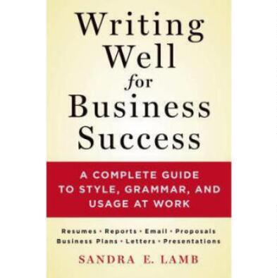 现货 Writing Well for Business Success: A Complet...