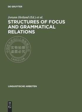 【预售 按需印刷】 Structures of Focus and Grammatical Relations