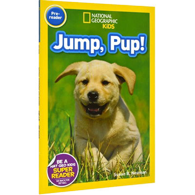 现货 国家地理分级阅读英文原版 National Geographic Readers Pre-Reader: Jump Pup! 少儿科普百科3-6岁