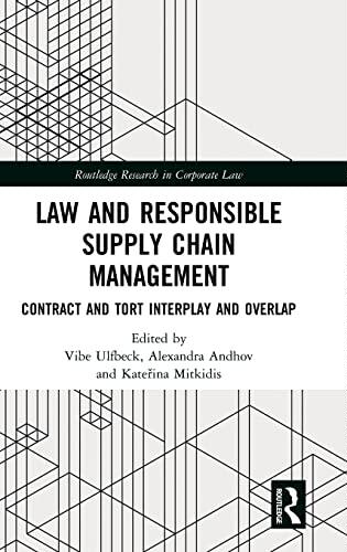 预售 按需印刷 Law and Responsible Supply Chain Management