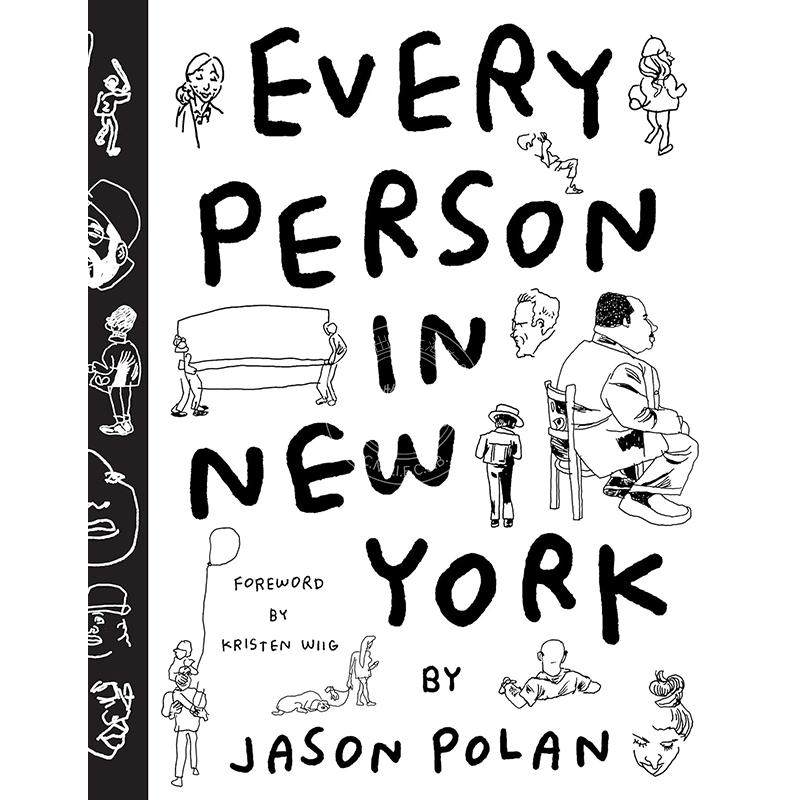 现货 纽约的每个人 Jason Polan 英文原版 Every Person in New York