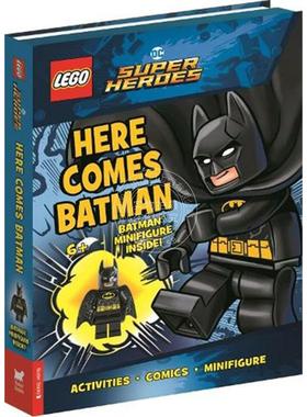 现货 乐高 DC 超级英雄：蝙蝠侠来了 蝙蝠侠小人 英文原版 LEGO DC Super Heroes: Here Comes Batman 7-9岁