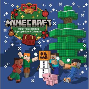 我的世界:官方节日立体降临日历 游戏周边 英文原版 Minecraft: The Official Holiday Pop-Up Advent Calendar