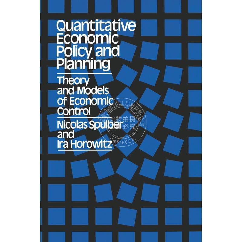 预售 按需印刷  Quantitative Economic Policy and Planning