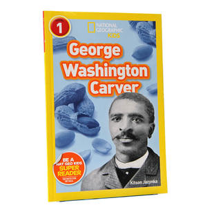 现货 国家地理分级读物：乔治·华盛顿·卡佛 National Geographic Readers: George Washington Carver Kitson Jazynka