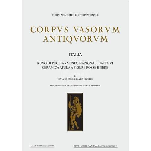 红绘陶器和黑绘陶器 原版画册 意大利艺术Collezione Jatta Fasc. VI. Ruvo Di Puglia. Ceramica Attica a Figure Rosse E a Figu