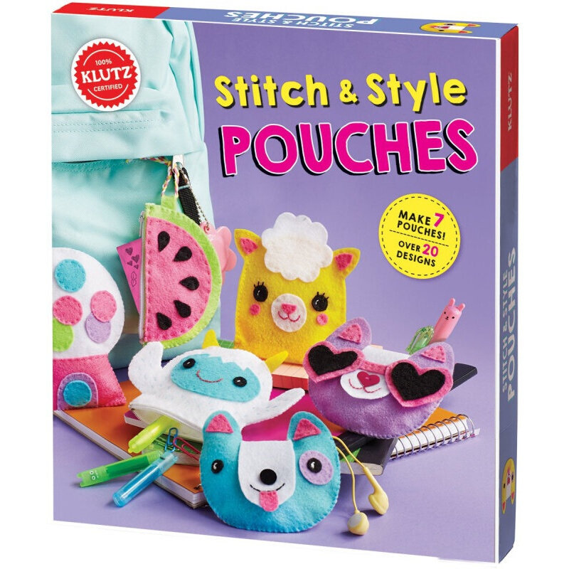 现货 缝制零钱包 英文原版 Stitch and Style Pouches 学乐手工DIY