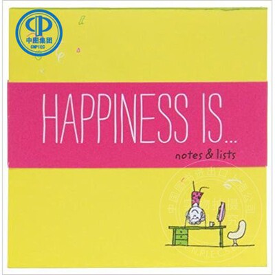 现货 英文原版 Happiness Is . . . Notes & Lists