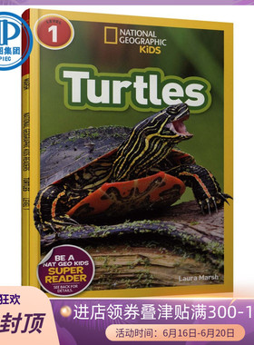 现货 National Geographic Readers: Turtles (English Edition)家地理分级阅读初阶：海龟 儿童英文原版绘本 少儿科普读物