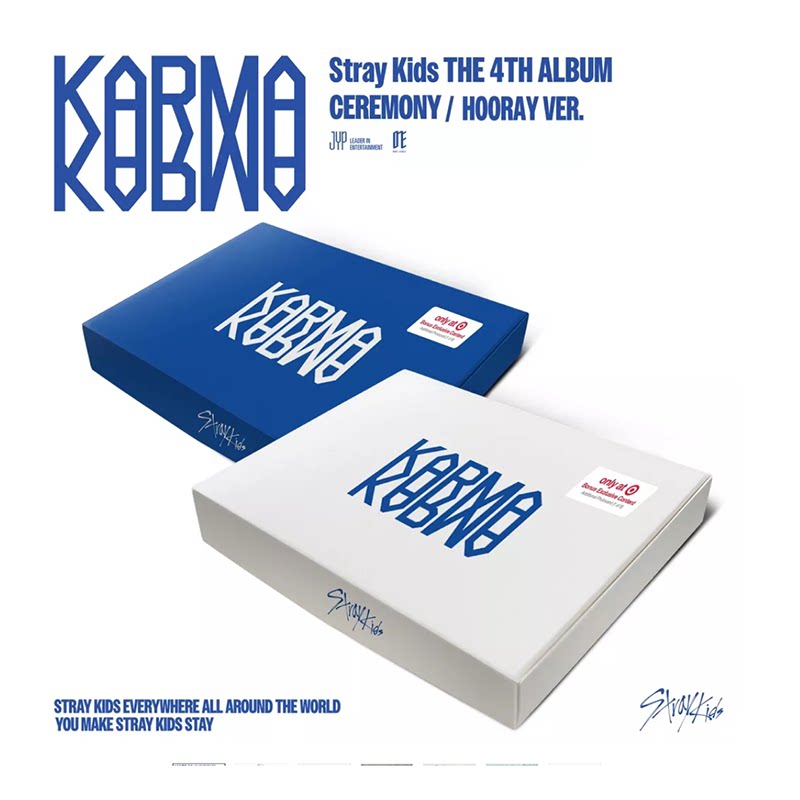 Stray Kids KARMA Target 独家版 1CD 含纪念票套装(版本随机)