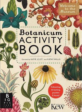 预售 欢迎来到博物馆系列 植物博物馆互动书 英文原版 Botanicum Activity Book